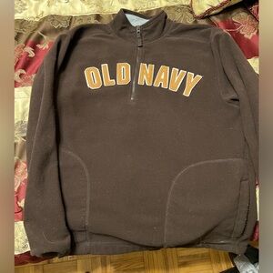 Old navy vintage fleece half zip up men’s L